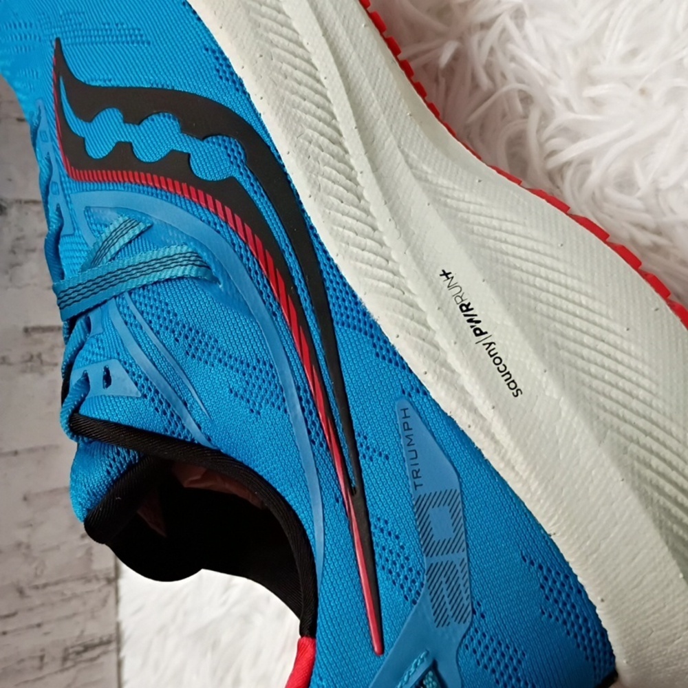 Saucony Triumph 20 Ocean Men's Sz 11 Running Shoes 🆕 - Picture 7 of 11